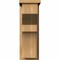 Ekena Millwork Monterey Smooth Corbel w/Backplate, Western Red Cedar, 7 1/2"W x 14"D x 22"H COR08X14X22MON01SWR - alternate 4